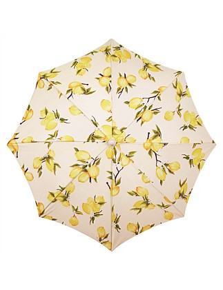 HOLIDAY BEACH UMBRELLA VINTAGE LEMONS | David Jones (Australia & New Zealand)
