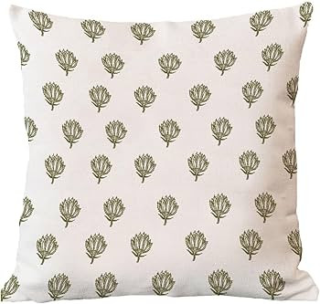 Decorative Pillow Cover Sister Green Parish Petite Skukusa 18x18 inch 45x45cm Eurosham Lumbar Pil... | Amazon (US)