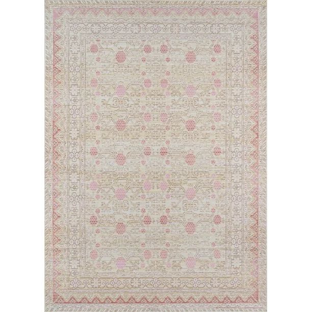 Momeni Isabella Oriental and Overdyed Traditional Area Rugs, Pink - Walmart.com | Walmart (US)