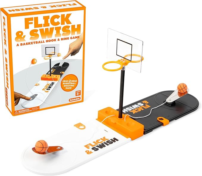 Flick & Swish Basketball by Relatable, Exciting 2 Player Easter Family Game Everyone Can Enjoy, M... | Amazon (US)