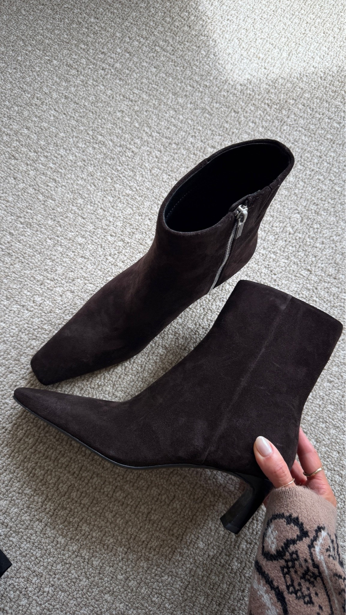 For my euro travelers, this chocolate brown suede bootie is the perfect heel height and width for walking around all day while still looking chic!

#LTKgrwm #LTKSeasonal #LTKTravel