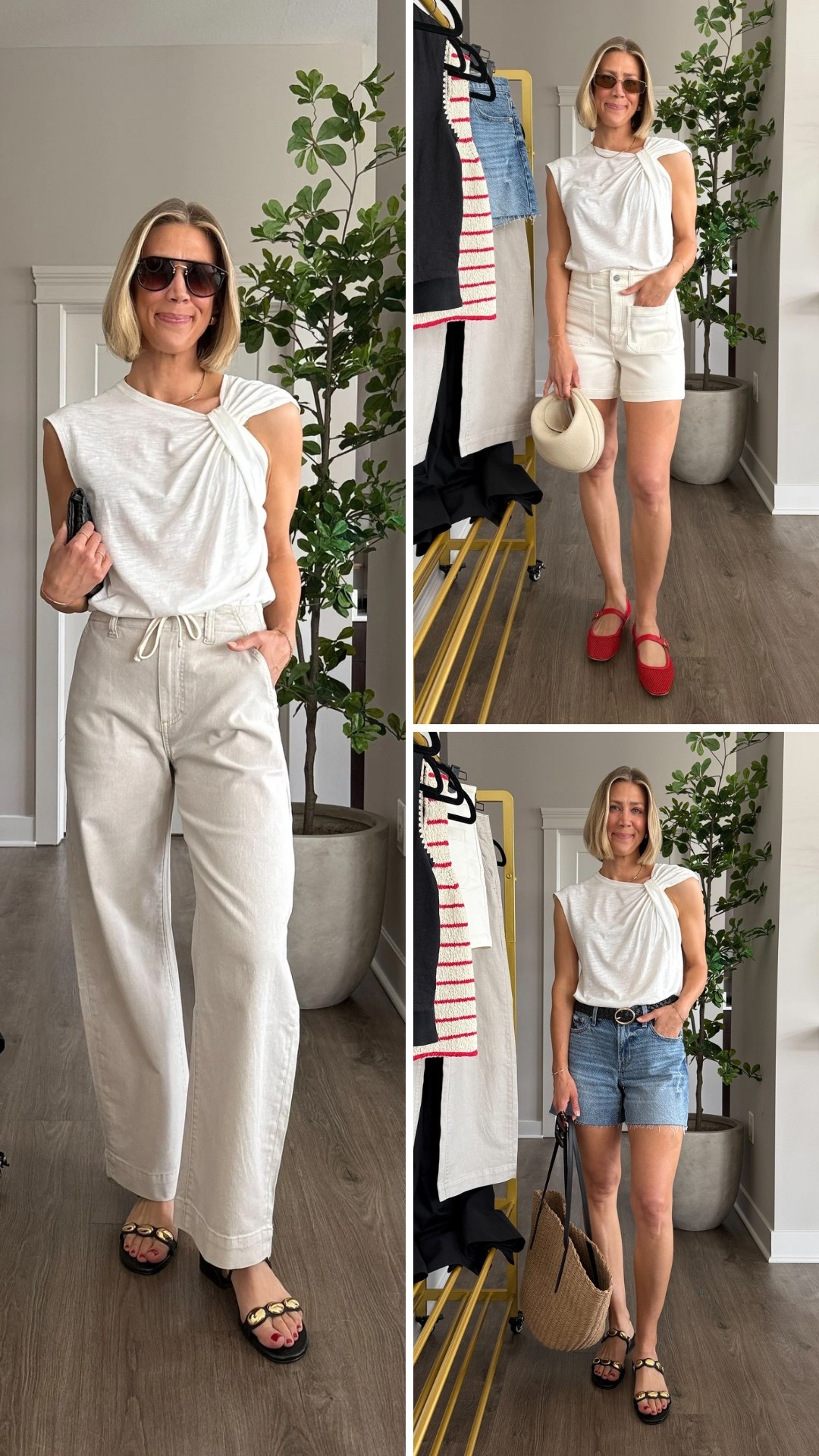 Wearing 25 pants + shorts, XS tank, flats tts, sandals tts

@evereveofficial #everevepartner #everevestyle

#LTKSummerEdit #LTKStyleTip #LTKFindsUnder100