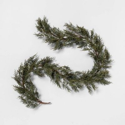 72&#34; Faux Cypress Garland - Hearth &#38; Hand&#8482; with Magnolia | Target