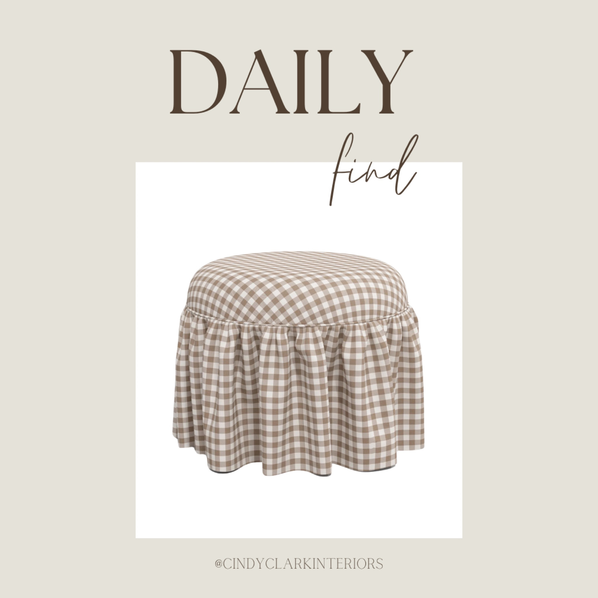 How pretty is this skirted ottoman!! It comes in tons of colors and patterns, and it’s on sale today for the final Wayfair Way Day!! I love all the details!!

#LTKHome #LTKStyleTip #LTKSaleAlert