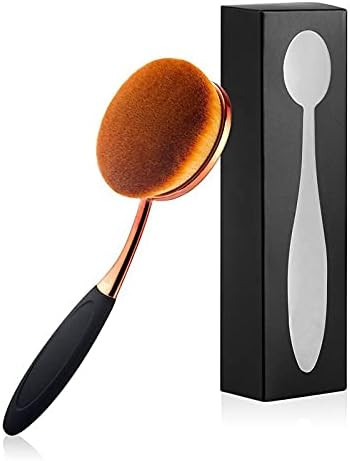 Yoseng Oval Foundation Brush Large Toothbrush makeup brushes Fast Flawless Application Liquid Cre... | Amazon (US)