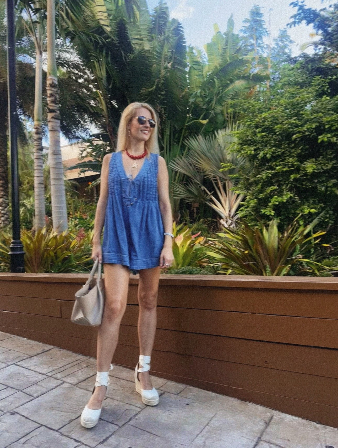 Sanibel dinner outfit 

Romper | denim romper | vacation style | vacation outfit | wedges | espadrilles

#LTKdayinmylife #LTKootd #LTKTravel