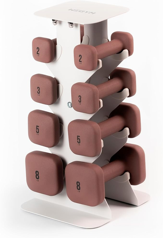 WeGym SafeGrip Dumbbells, Anti-Slip, Anti-Roll, Thick Handles, Free Weights, Square Dumbbells for... | Amazon (US)