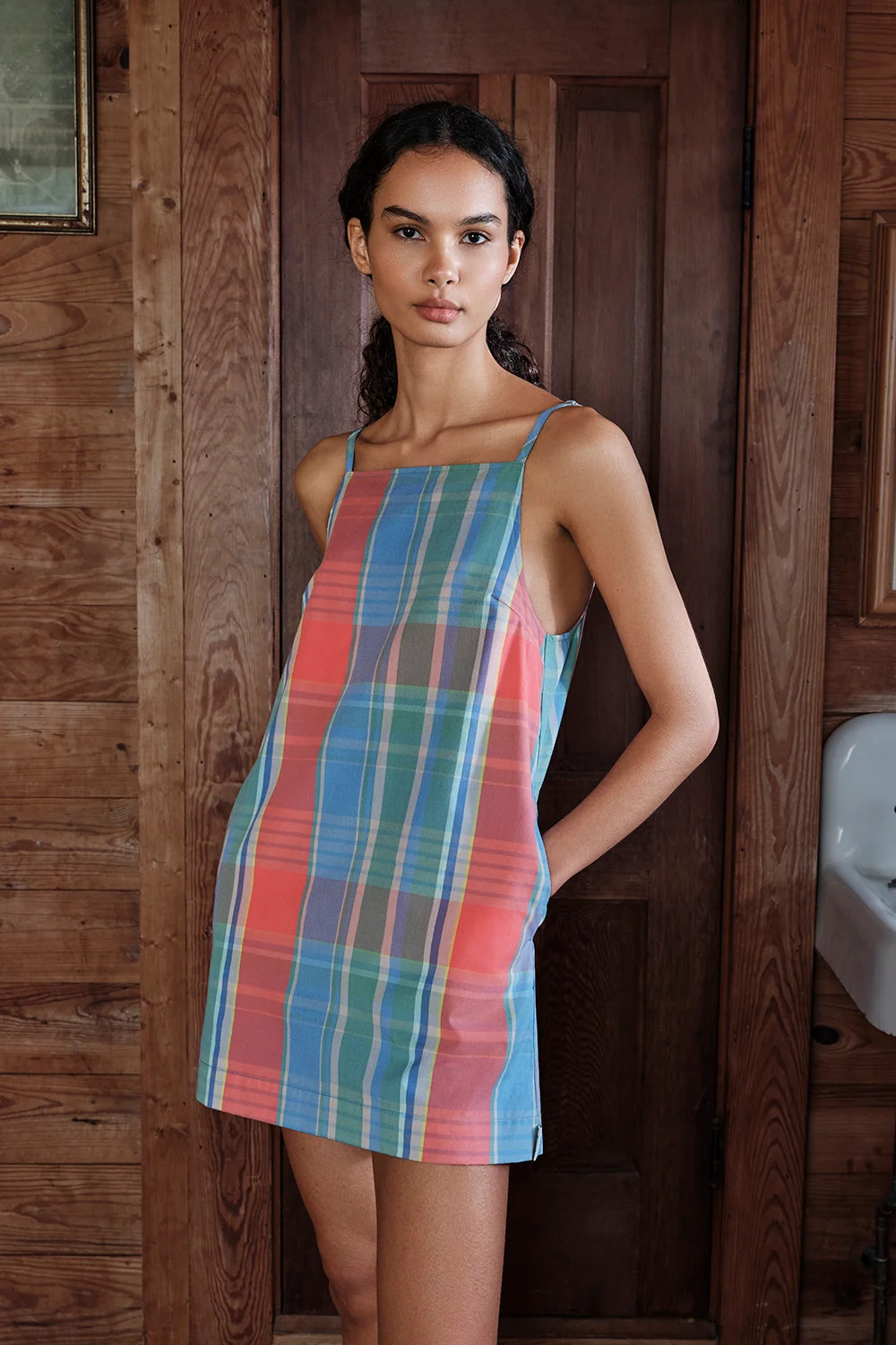 Margaret Apron Dress - Nantucket Madras | Shop.app