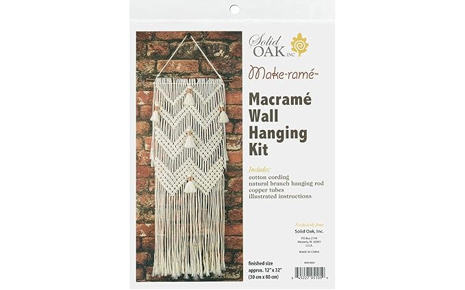 Macrame Wall Hanger Kit-chevrons & Tassels | Amazon (US)