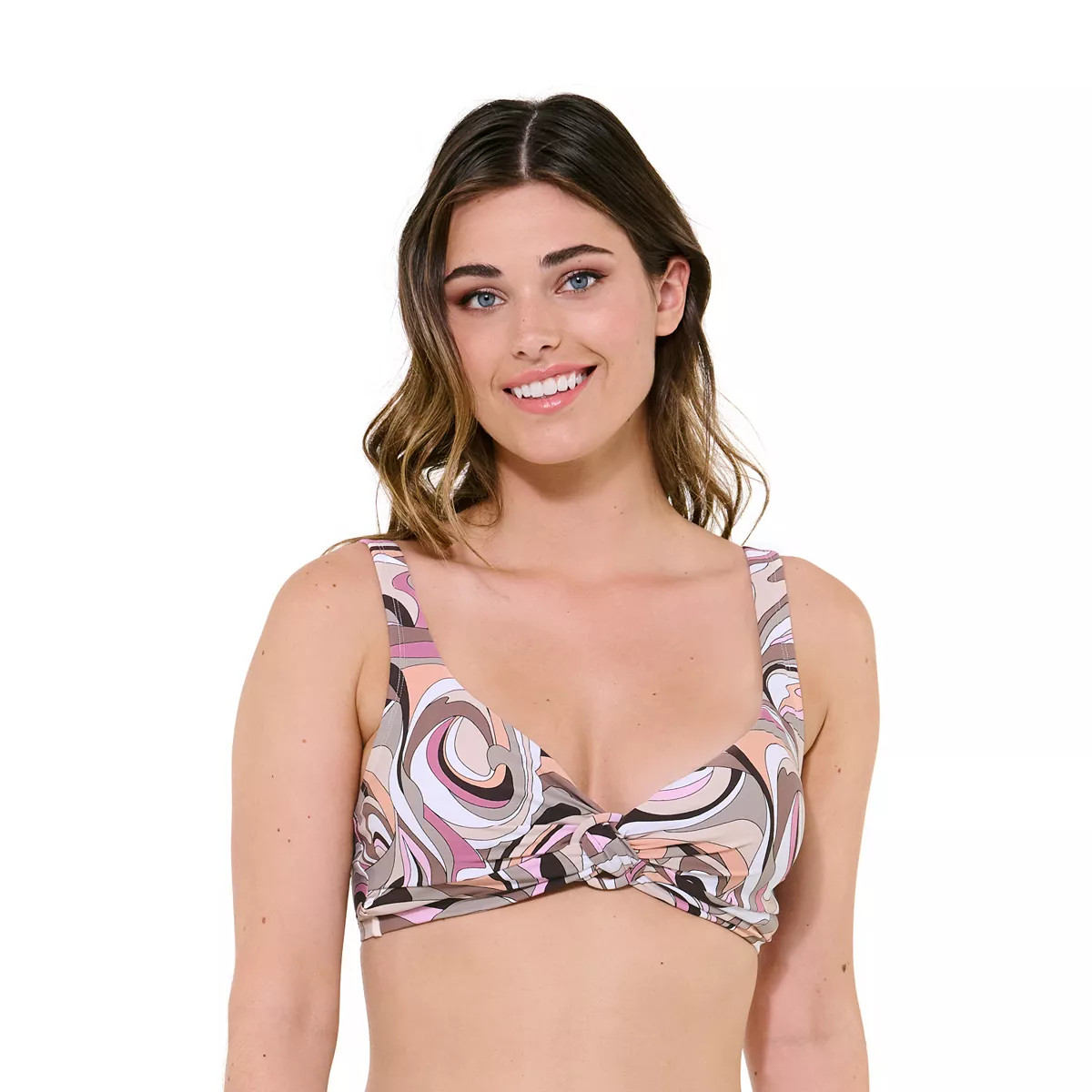Women's Freshwater Twisted Knot Bikini Top | Kohl's