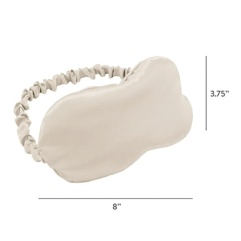 Mainstays by Becky G. & Alejandra Satin Eye Mask, Beige | Walmart (US)