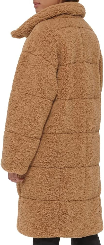 Levi's Womens Patchwork Quilted Teddy Coat | Amazon (US)