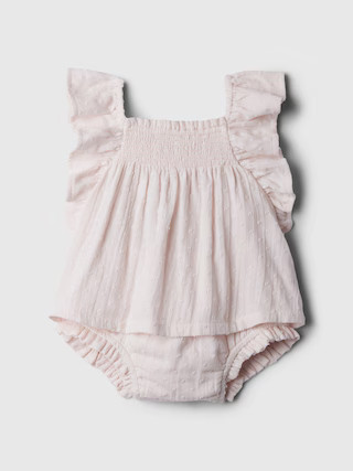 Baby Crinkle Gauze Flutter Outfit Set | Gap (US)