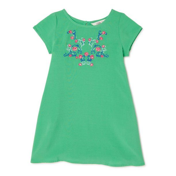 The Pioneer Woman Mommy & Me Toddler Girls Embroidered Dress, Sizes 2T-6X - Walmart.com | Walmart (US)