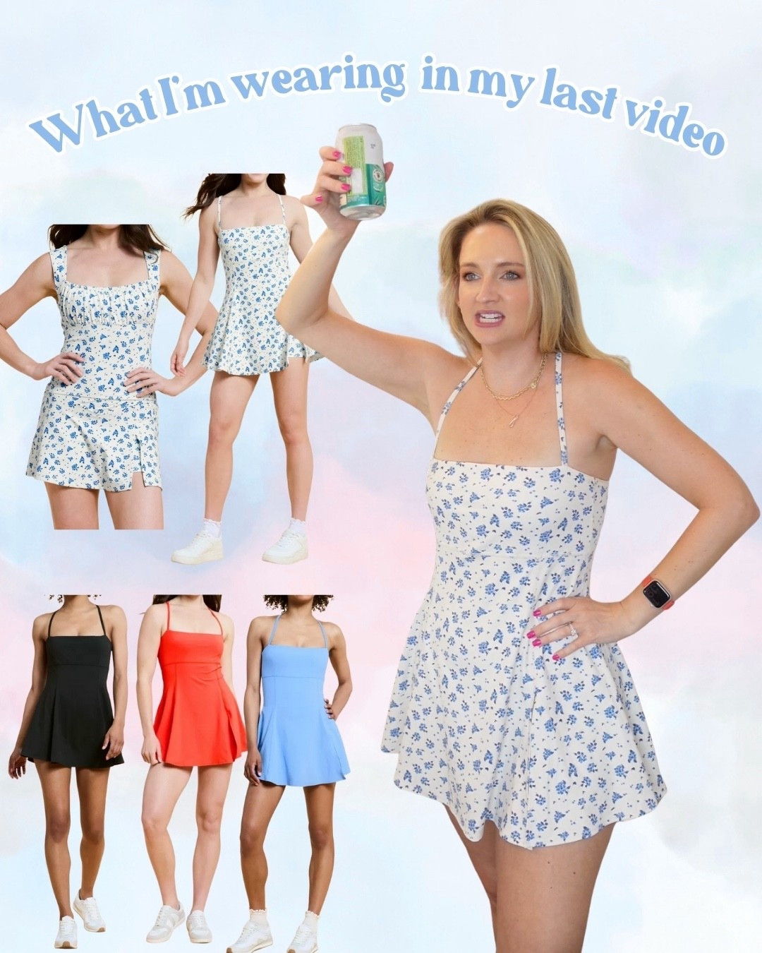 This dress has SHORTS 😂 (has a 2 piece option, and 3 other colors) 

#LTKActive #LTKStyleTip #LTKFindsUnder50