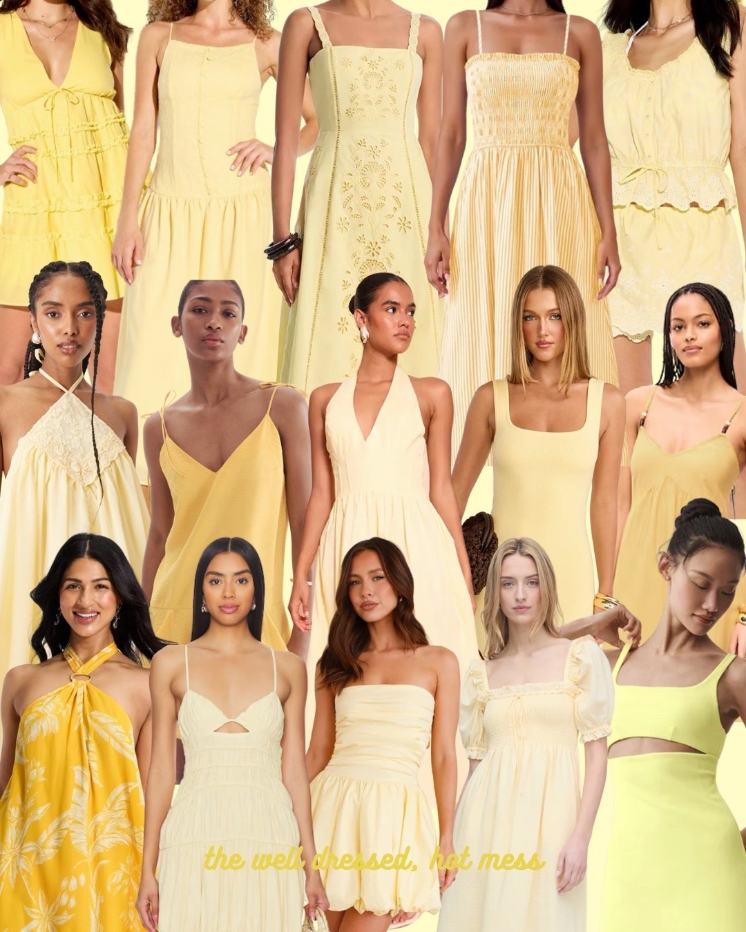 SUMMER DRESSES 💛

Yellow, yellow outfit, yellow outfit ideas, yellow outfits, summer dresses, yellow summer dresses, summer dress, yellow dress, yellow dress outfit, yellow dress picks, summer outfits, summer outfit ideas, summer outfit, yellow summer outfit, athleisure, summer looks, summer style guide, Memorial Day, yellow sets, yellow tops, yellow outfits for summer, summer look book, summer style guide, casual dresses, casual dress, spring dress, spring dresses, day party dress, beach dress, pool dress, vacation dress, vacation outfit

#LTKootd #LTKWorkwear #LTKTravel