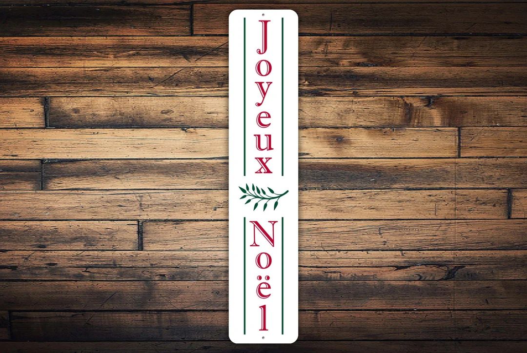 Joyeux Noel Sign, Christmas Porch Sign, French Merry Christmas, Joyeux Noel Decor, Joyeux Noel Gi... | Etsy (US)