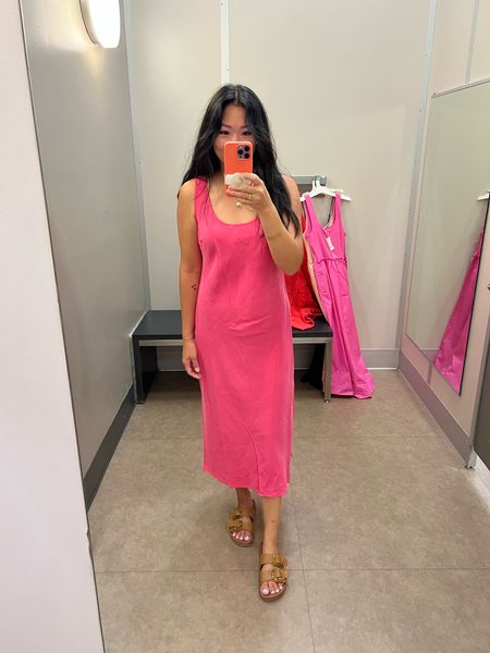 Tried this on and snapped it up immediately! The fit is a dream! The color is vibrant, so perfect for summer 💕 

#LTKunder50 #LTKstyletip