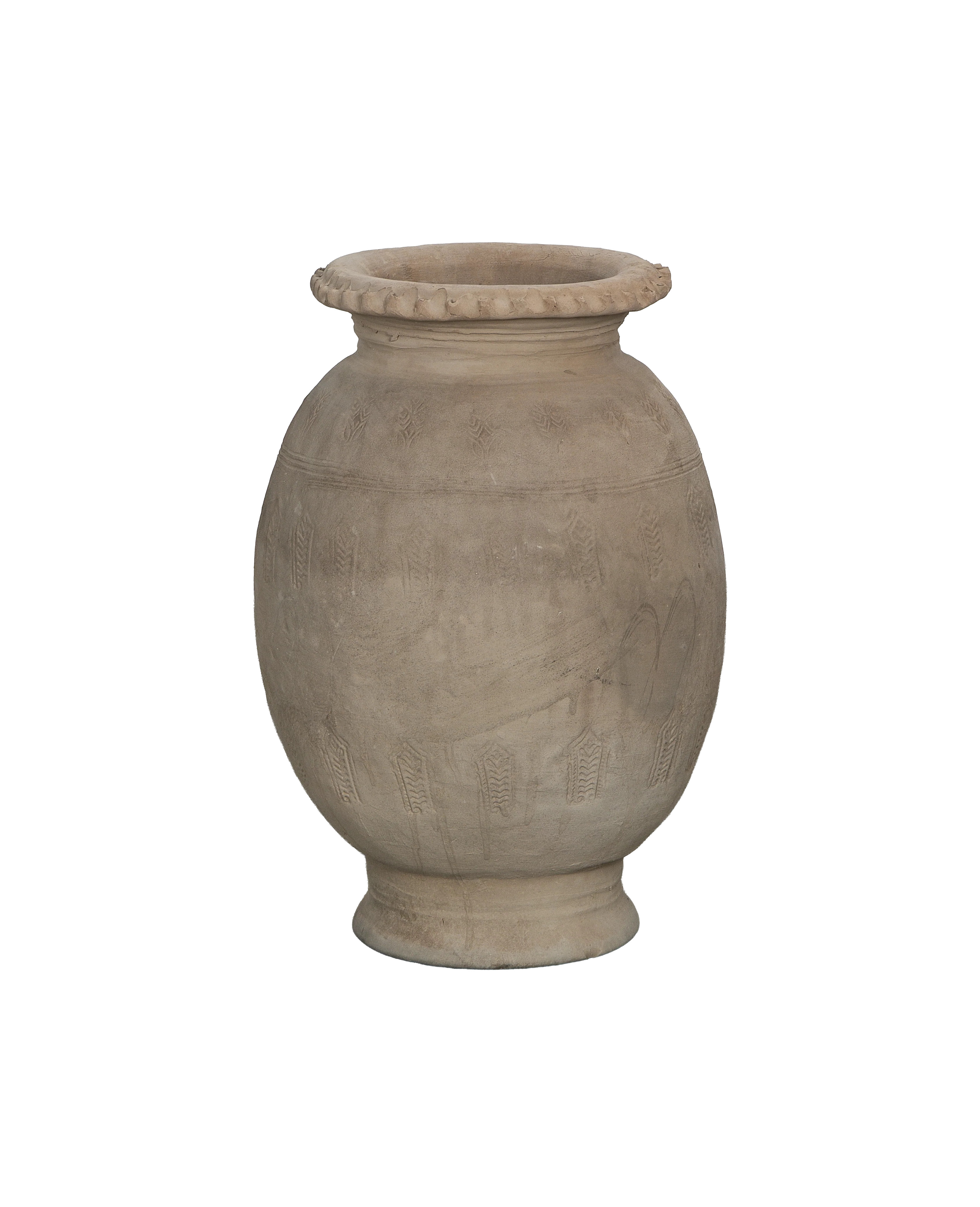 Carved Relief Urn | Olive Ateliers