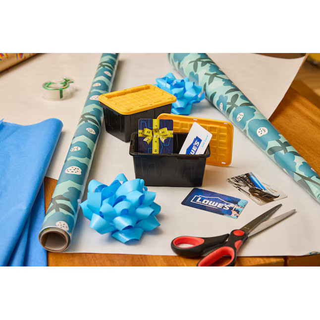 Project Source Teeny Commander X-small 0.09 -Gallons ( 0.38 -Quarts ) Black Stackable Tote with S... | Lowe's