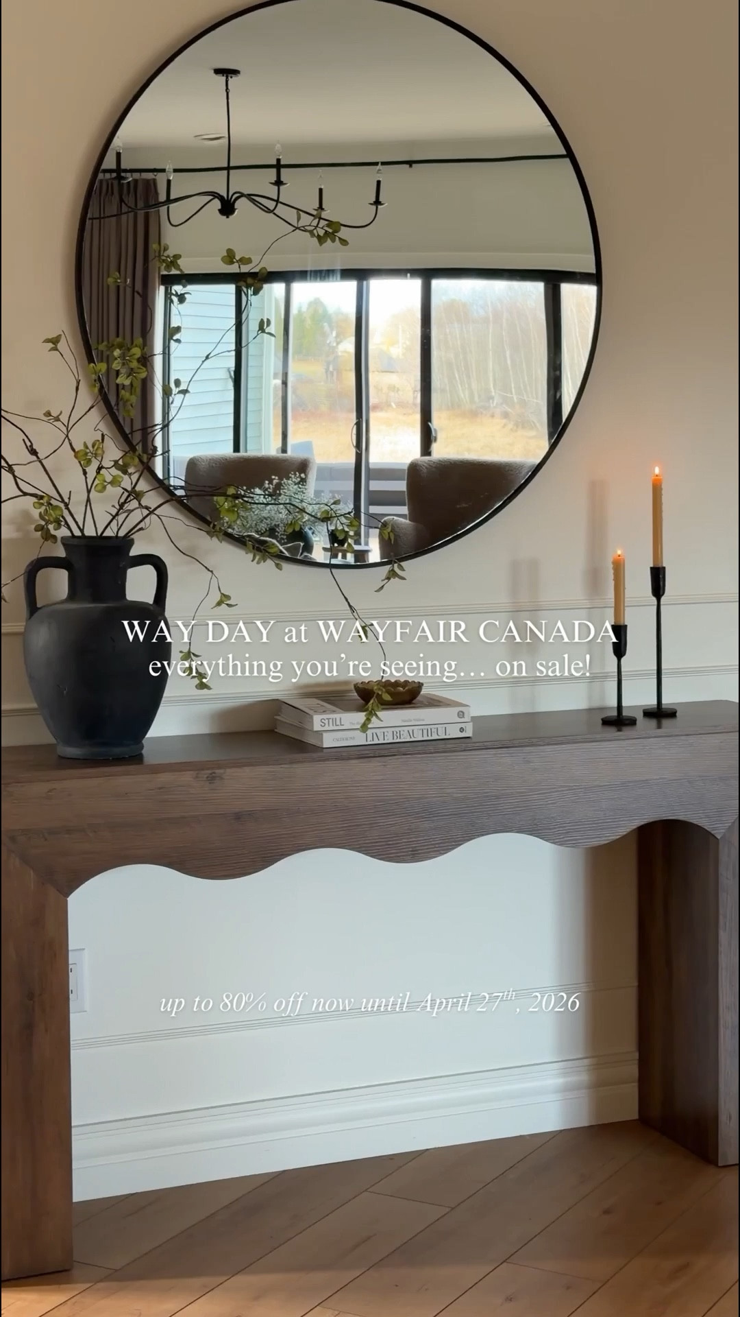 Way Day is on at @wayfaircanada 🤎
and so many of the pieces you see in my home are up to 80% off right now until April 27, 2026

These are all items I already own and love—nothing styled just for the sale, just the pieces that have been part of our everyday

if you’ve been thinking about anything for your home… now’s the time to grab it

everything is linked here for you!

#wayfaircapartner #wayfaircahome 

#LTKsale #LTKhome #LTKcanada