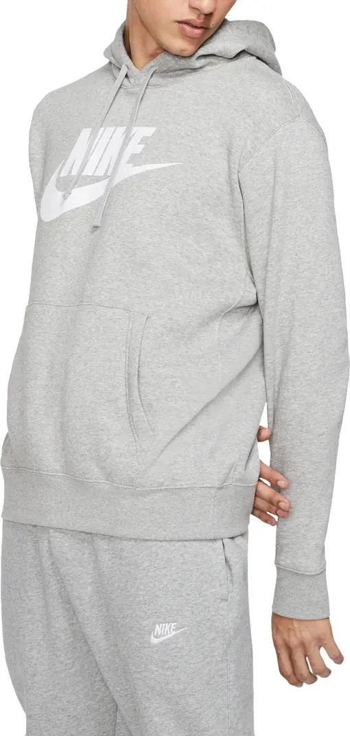 Sportswear Club Fleece Logo Hoodie | Nordstrom Rack