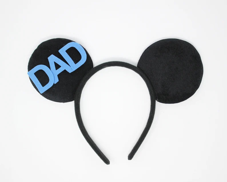 Mouse DAD Ears  Mouse Ears for Dad  Daddy and Me Ears  | Etsy | Etsy (US)