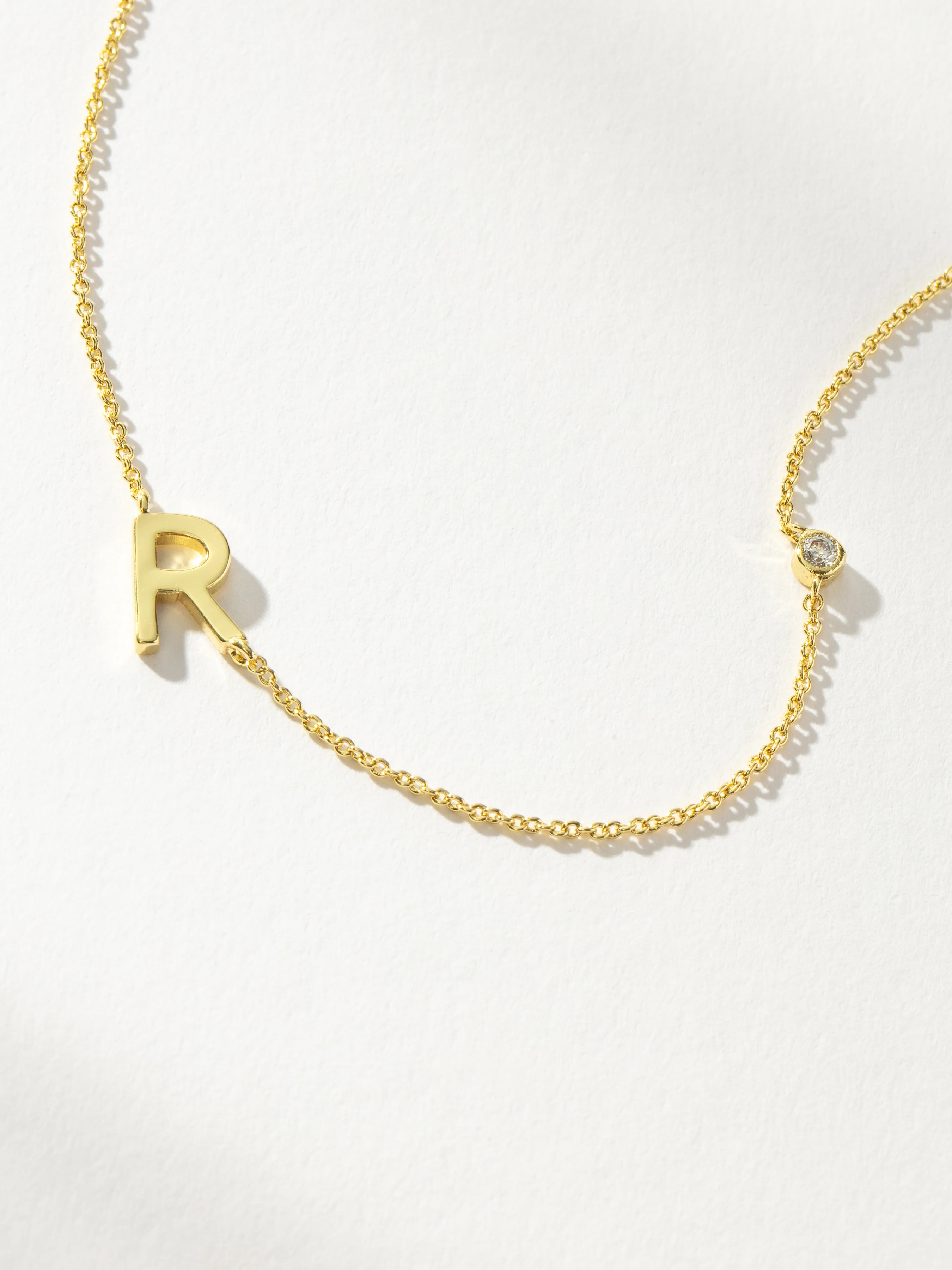 Personalized Touch Initial Chain Necklace in Gold | Uncommon James | Uncommon James