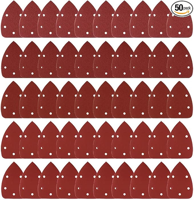 Coceca Mouse Detail Sander Sandpaper Sanding Paper Assorted Sanding Pads 40 80 120 180 240 Grits ... | Amazon (US)