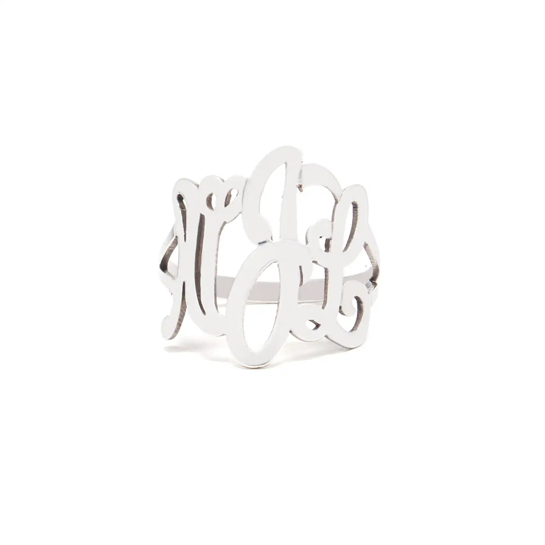 Monogrammed Cut Out Ring | Marleylilly