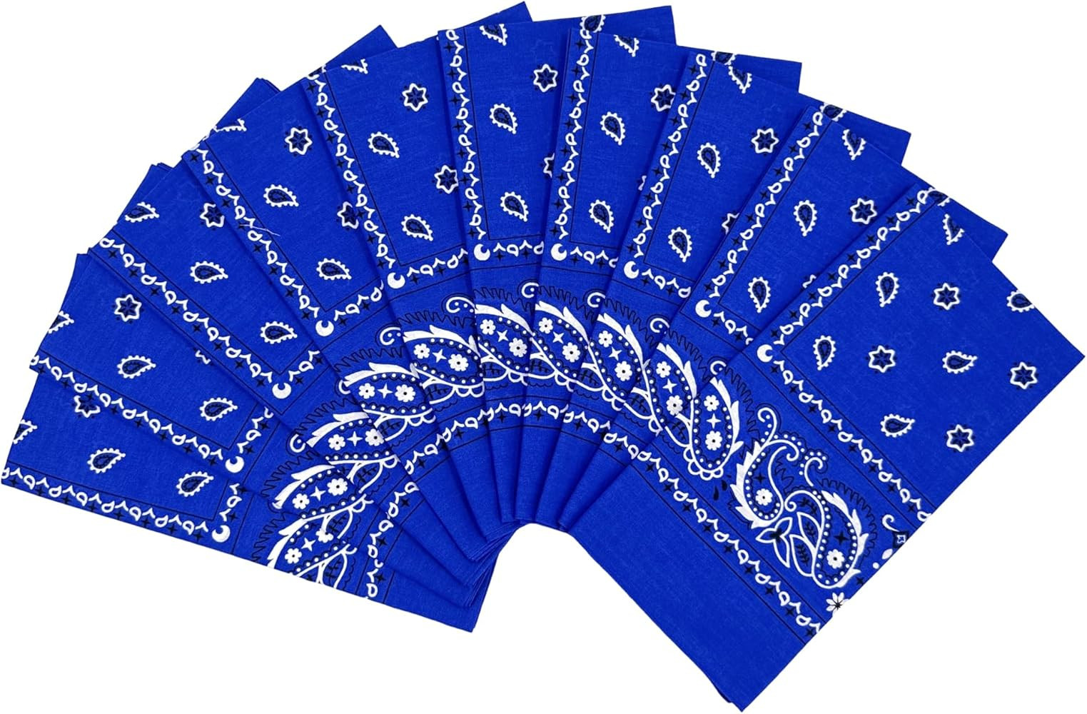 Vamqor 100% Cotton 10 Pack Fine Bandanas | Amazon (US)