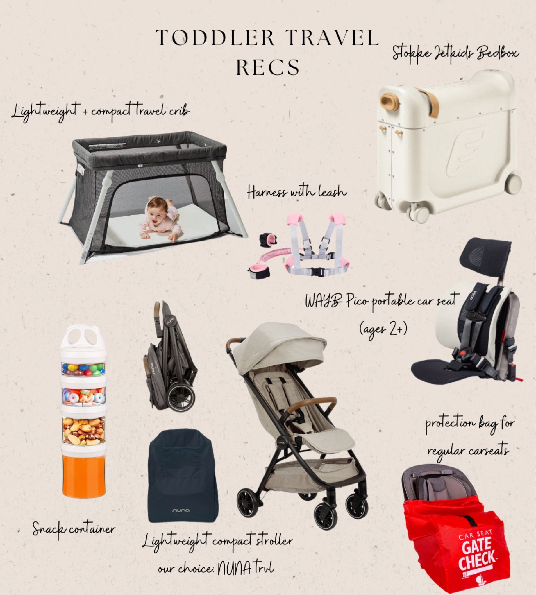 Our go-to travel essentials for our 18m old! 
Some of these depend on age/ your personal preference & whether your traveling by plane✈️ or car🚗 but I hope these help out for your next trip with your toddler! 🫶🏼

#LTKkids #LTKtravel #LTKbaby