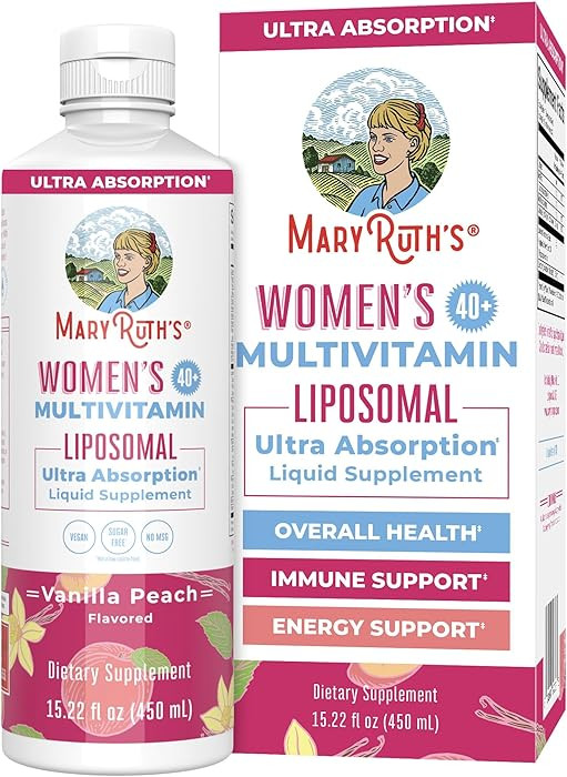 MaryRuth’s Multivitamin Liposomal for Women 40+ | Womens Multivitamin Liposomal | Immune Suppor... | Amazon (US)