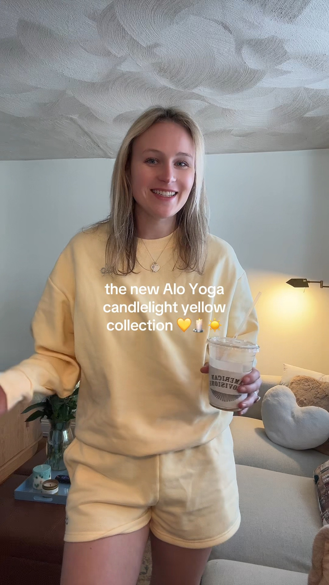 such a fun happy color I’m obsessed @aloyoga 💛 wearing a size S but I’m typically a M! love the new pink color too ugh the material & size is perfect! 

#LTKgrwm #LTKdayinmylife #LTKootd #LTKActive #LTKmorningroutine