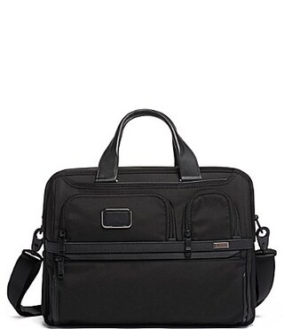 Tumi Expandable Organizer Laptop Briefcase - Black | Dillard's