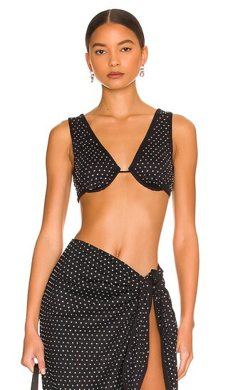 Ilaria Top in Black | Revolve Clothing (Global)