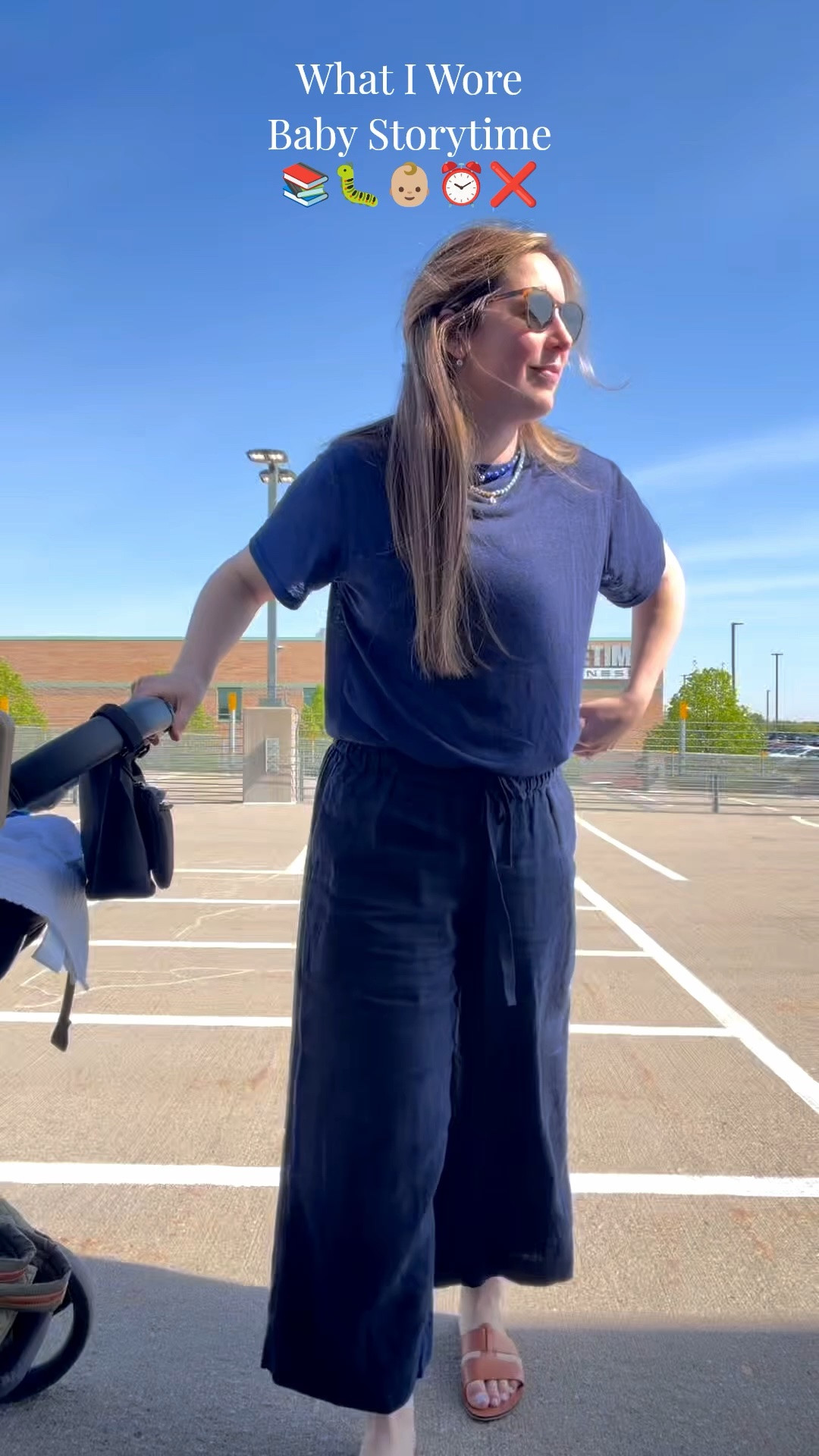 Navy blue linen on linen 💙💙 Perfect easy summer outfit. Pants are old @jcrew but linked similar!

#LTKootd #LTKmomlife #LTKSeasonal