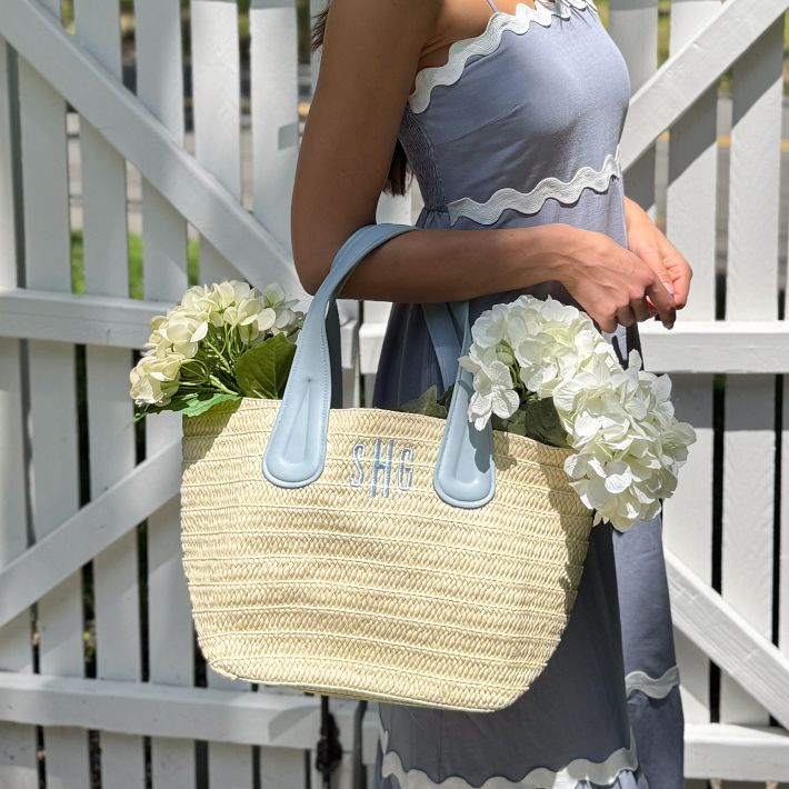 Montecito Straw Tote | Mark and Graham