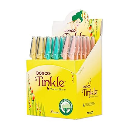 Tinkle Women's Shaver Razors, Pack of 36 | Dermaplaning Razor Tool | Skincare Party Favors | Amazon (US)
