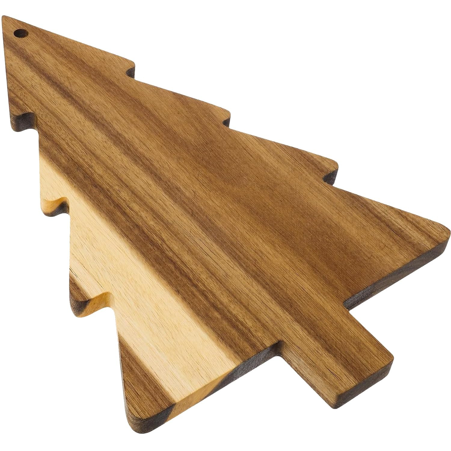 Wooden Christmas Tree Charcuterie Board Xmas Cutting Board Fruit Tray Holiday Cheese Board Xmas T... | Amazon (US)