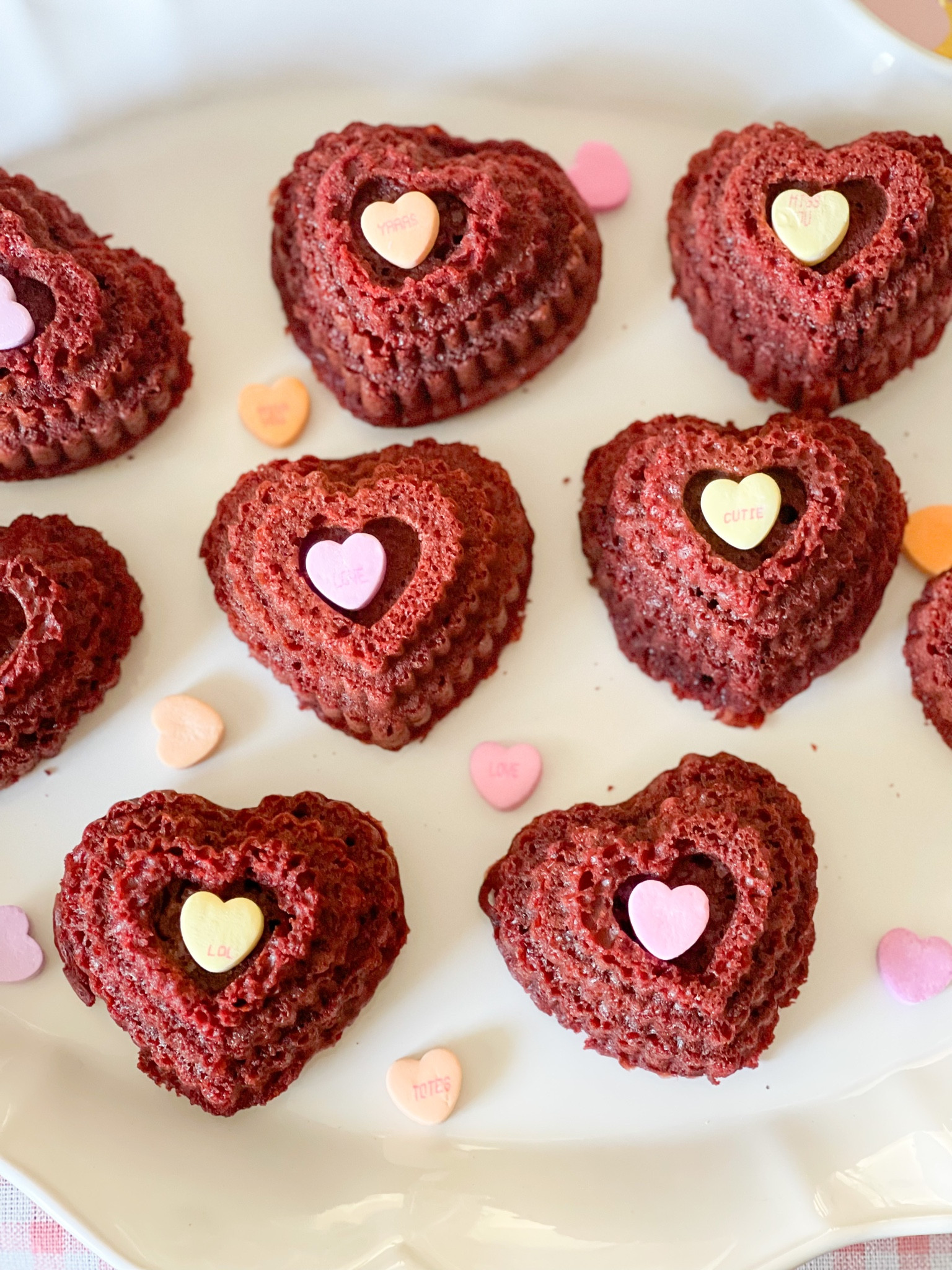 Valentine’s Day heart desserts. Valentine’s Day cakelet. Nordic Ware heart shaped pan. Valentine’s Day heart shaped cake pan. 💗❤️💗 

#LTKFind #LTKhome #LTKunder50