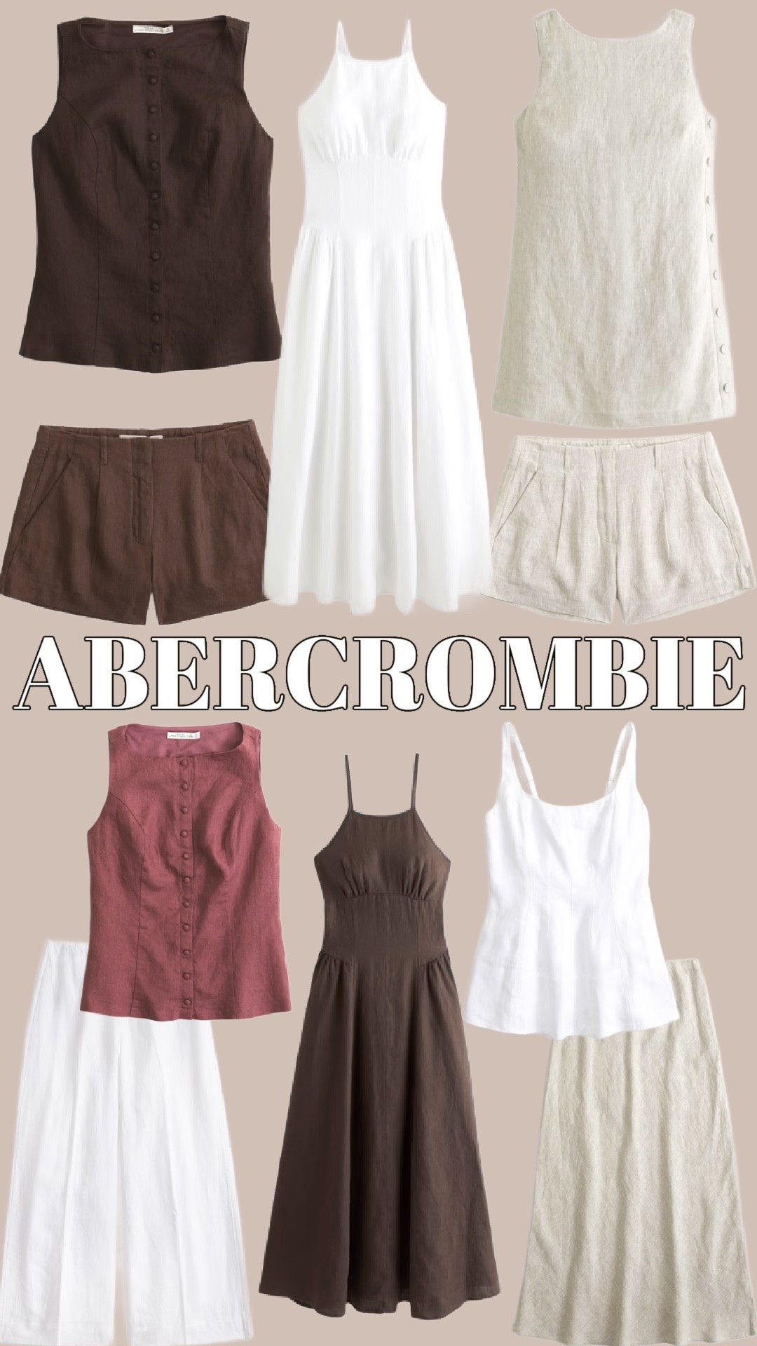 The new Abercrombie Linen Collection is so classy and perfect in time for all the summer vacations!

Vacation outfits, linen set, linen pants, summer outfits, beach vacation, classic outfits, elevated basics

#LTKootd #LTKxAbercrombie #LTKSaleAlert