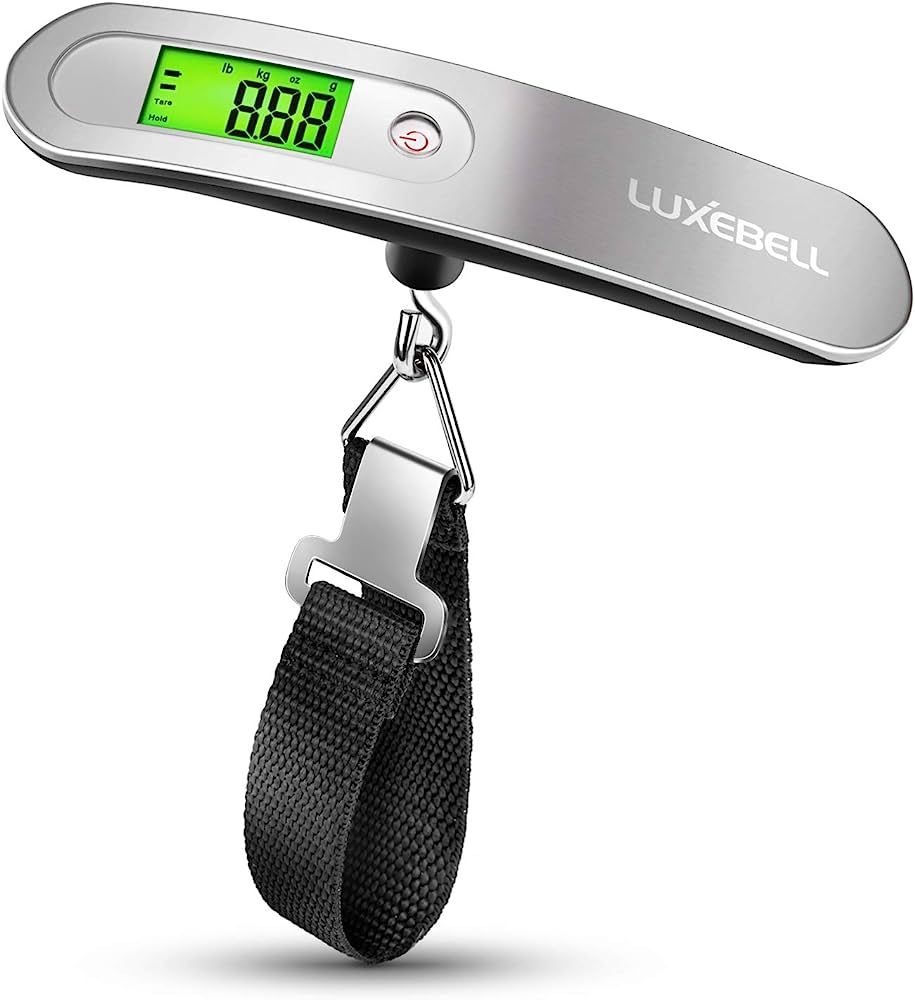 Digital Luggage Scale Gift for Traveler Suitcase Handheld Weight Scale 110lbs | Amazon (US)