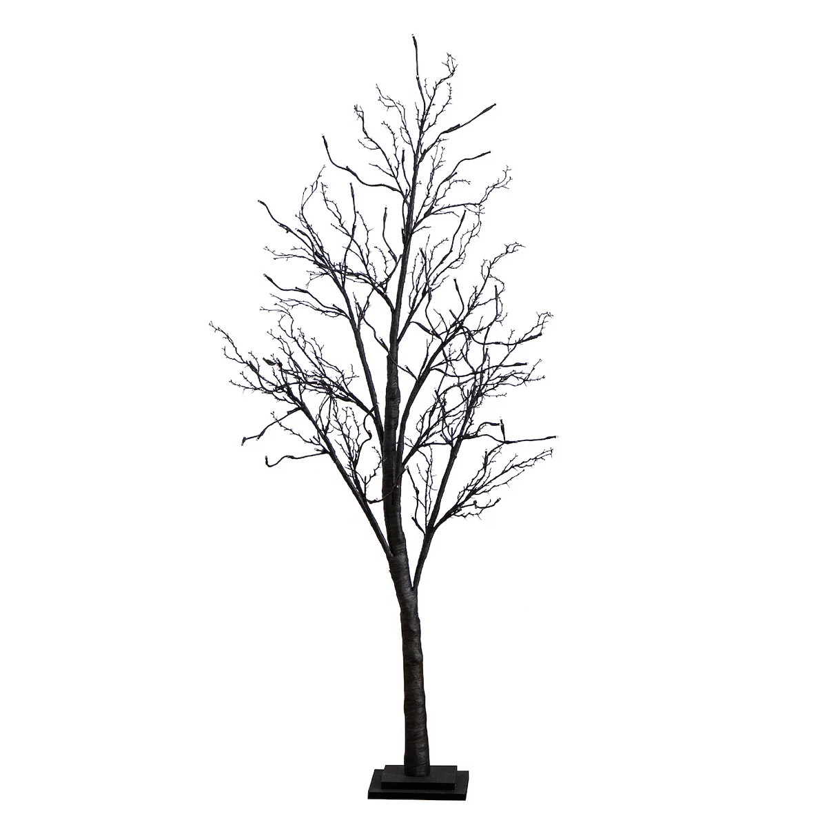nearly natural 5-ft. Pre-Lit Halloween Deluxe Black Twig Artificial Fall Tree | Kohl's