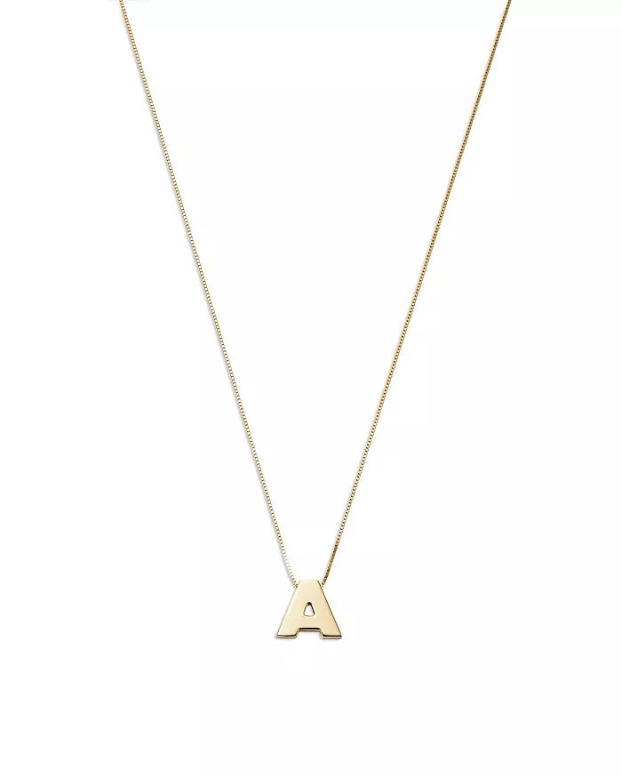 Initial Pendant Necklace in 14K Yellow Gold, 16" - 100% Exclusive | Bloomingdale's (US)