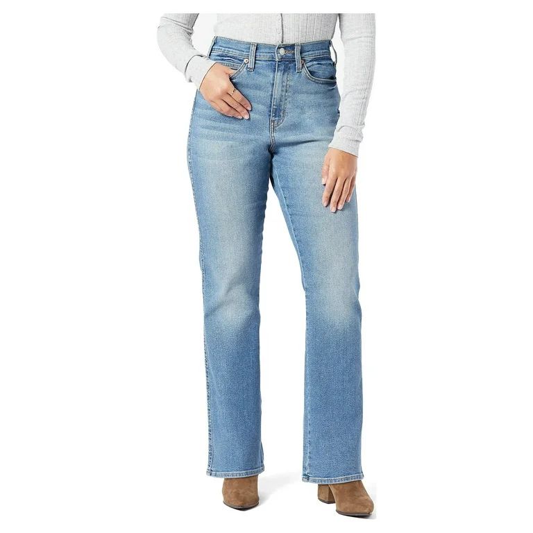 Signature by Levi Strauss & Co. Women's Heritage High Rise Kick Boot Jeans | Walmart (US)