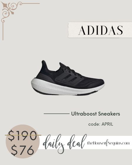 Adidas Ultraboost ONLY $76 with code APRIL