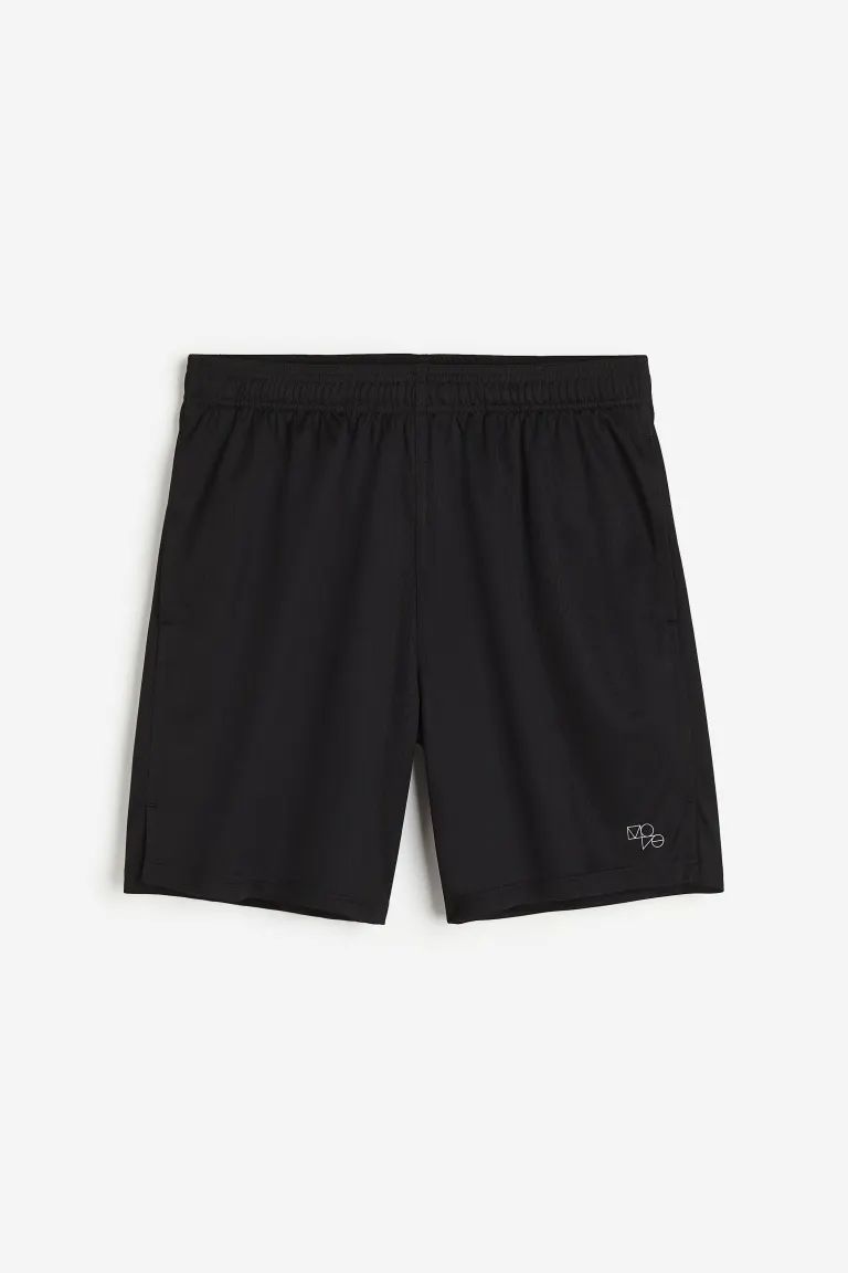 Sports Shorts - Regular waist - Short - Black - Men | H&M US | H&M (US + CA)