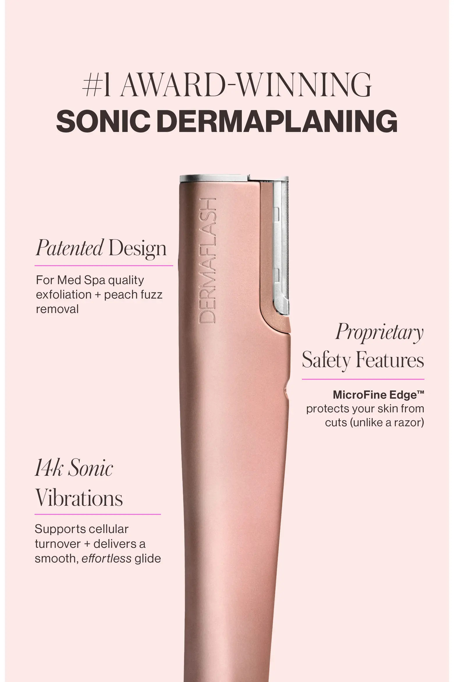 LUXE+ Advanced Sonic Dermaplaning & Peach Fuzz Removal Set $199 Value (Women) | Nordstrom | Nordstrom