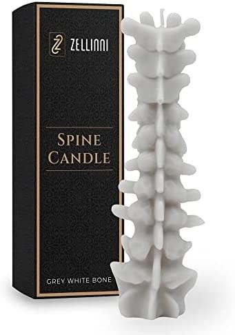 Zellinni Spine Candle for Gothic Decor – Premium Unscented Soy Candle Halloween Decorations –... | Amazon (US)